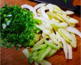 台湾★豆腐干とセロリのかんずり炒め作り方4写真