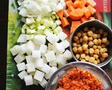 塩麹豚とお豆の根菜たっぷりトマト煮作り方4写真