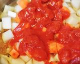 塩麹豚とお豆の根菜たっぷりトマト煮作り方5写真
