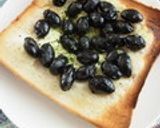 黒豆とクリチのトースト作り方5写真