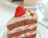 苺のチョコレートショートケーキ作り方20写真