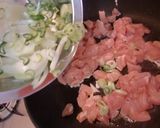 ホワイト&トマトソースのチキングラタン♪作り方1写真