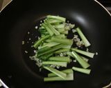 小松菜のガーリック味作り方3写真