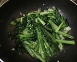 小松菜のガーリック味作り方5写真