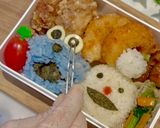 【キャラ弁】パペットスンスン&ノンノン作り方10写真