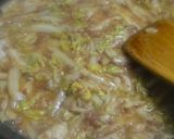 フライパンで白菜とコンビーフの蒸し煮作り方4写真