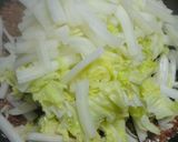 フライパンで白菜とコンビーフの蒸し煮作り方2写真
