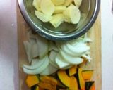 野菜とろぉりの砂肝カレー★作り方1写真