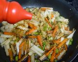 だいこん皮とにんじんのきんぴら作り方4写真