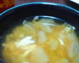 卵白deふわふわスープ作り方4写真