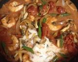 寿で！トマトクリームパスタ☆作り方3写真