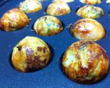 市販の粉で外カリッ中トロ～のたこ焼き作り方8写真