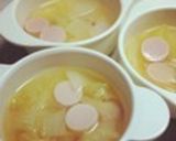 白菜とウインナーの中華スープ作り方7写真