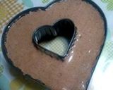 Wチョコで可愛いオープンハートケーキ♡作り方5写真