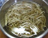 我が家の甘いきんぴらごぼう作り方1写真