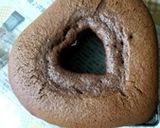Wチョコで可愛いオープンハートケーキ♡作り方6写真