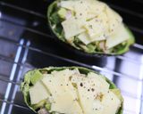 ＊お手軽、アボカドとベーコンのチーズ焼き作り方5写真