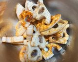 鶏ささみと蓮根のケチャップソース炒め作り方6写真