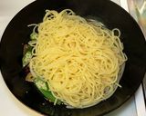 オクラとしらすのパスタ作り方7写真