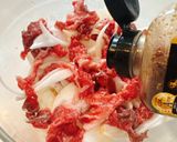 味研焼肉生だれでレンチン甲州ワインビーフ牛丼作り方4写真