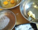 カリッと胡桃サンドのチョコレートケーキ作り方1写真
