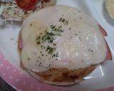 マフィンでクロックムッシュ風作り方2写真