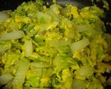 スピードおかず!白菜の卵とじ作り方5写真
