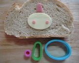節分に☆ペタっと鬼さんトースト作り方4写真
