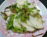 カブの梅塩漬け(白ごまかけ)作り方2写真