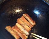 中国本場☆春節の春巻き♪ひき肉竹の子椎茸作り方10写真