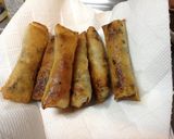 中国本場☆春節の春巻き♪ひき肉竹の子椎茸作り方11写真