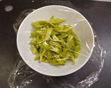 福耳ジロー唐辛子の塩昆布和え作り方3写真