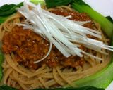 恐るべし！パスタであったか坦々麺♪作り方9写真