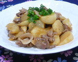 簡単☆早い！豚肉とかぶの味噌炒め作り方7写真
