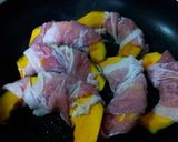豚肉を巻いて～作り方2写真
