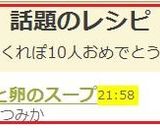 豆苗と卵のスープ作り方5写真