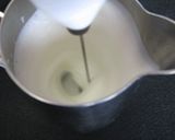 つぶつぶハートのカプチーノ作り方4写真