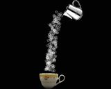 つぶつぶハートのカプチーノ作り方7写真