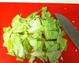 ランチに☆簡単キャベたま納豆丼作り方1写真