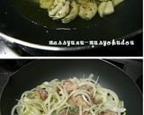 ■豚肉＆トマトのオニオンガーリックパスタ作り方2写真