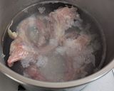 黄金色の本格鶏ガラスープ(青湯スープ)作り方3写真