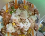 レンジ梅ウスタードリア味オムライス弁当作り方7写真