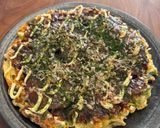 少ない材料で簡単！大きいお好み焼き作り方11写真