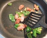 お弁当に❀中華風味DEウインピー炒め♬♫作り方3写真