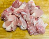 鶏もも肉とほうれん草、きのこのパスタ🍝作り方2写真