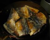 めんつゆで！さばのにんにく照り焼き♪作り方1写真