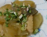 ぶり大根(玉ねぎ多め)作り方4写真