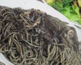 丸ごとイカスミスパゲティー作り方8写真