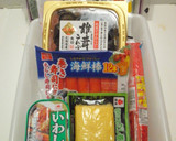 市販の具材（７種類）で恵方巻きの練習！作り方1写真