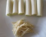 からだぽかぽか！焼きねぎと生姜のスープ作り方1写真